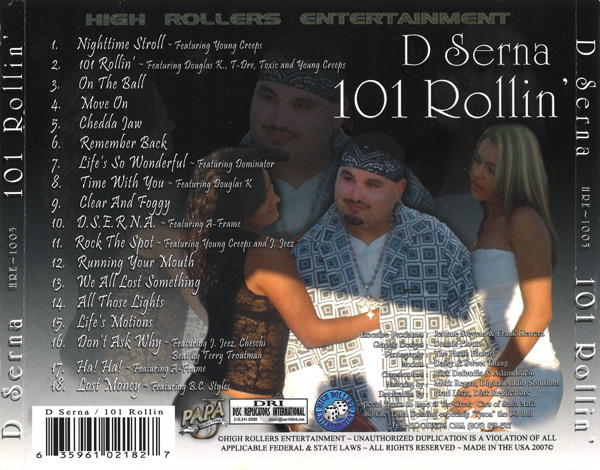 D Serna - 101 Rollin' Chicano Rap